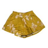 Zhoe &amp; Tobiah Einfarbige Shorts mit gelbem Muster für Baby Mädchen