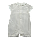 Aletta Pagliaccetto Tinta Unita con Bottoni per Neonato MA22027 PANNA ALETTA 