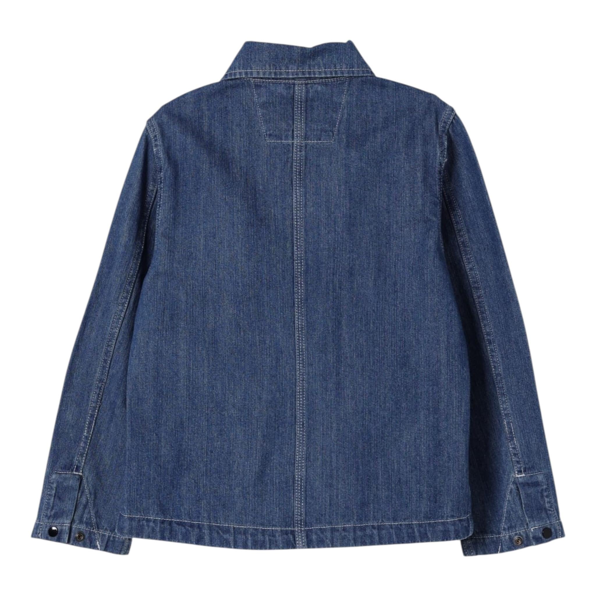 C.P. Company Giubbino Tinta Unita In Denim  per Bambino CUA003X BLU C.P. COMPANY 