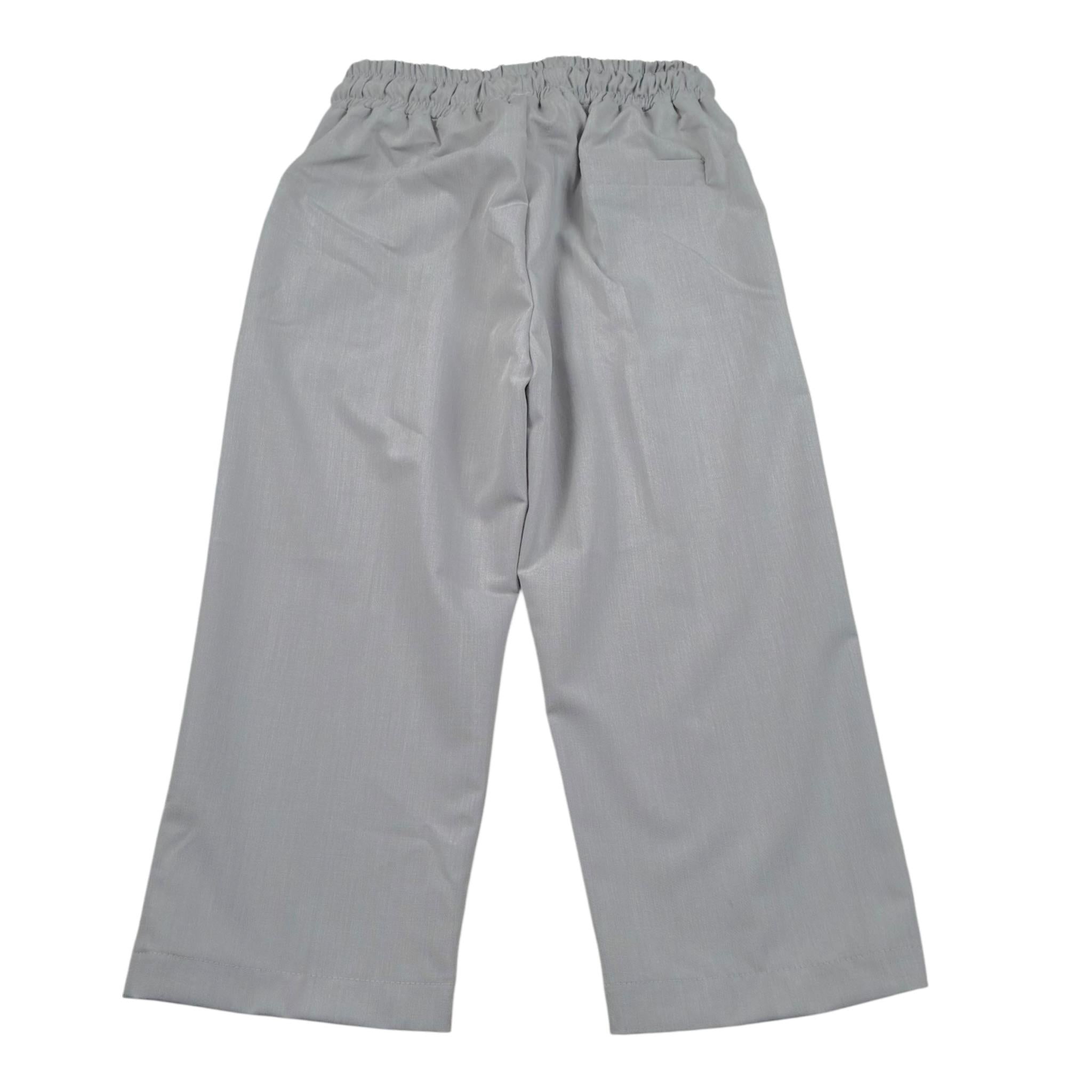Duepuntozero Pantalone Tinta Unita con Elastico In Vita per Neonato PTBR1N GRIGIO DUEPUNTOZERO 