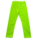 Dondup Einfarbige neongelbe Leggings für Mädchen
