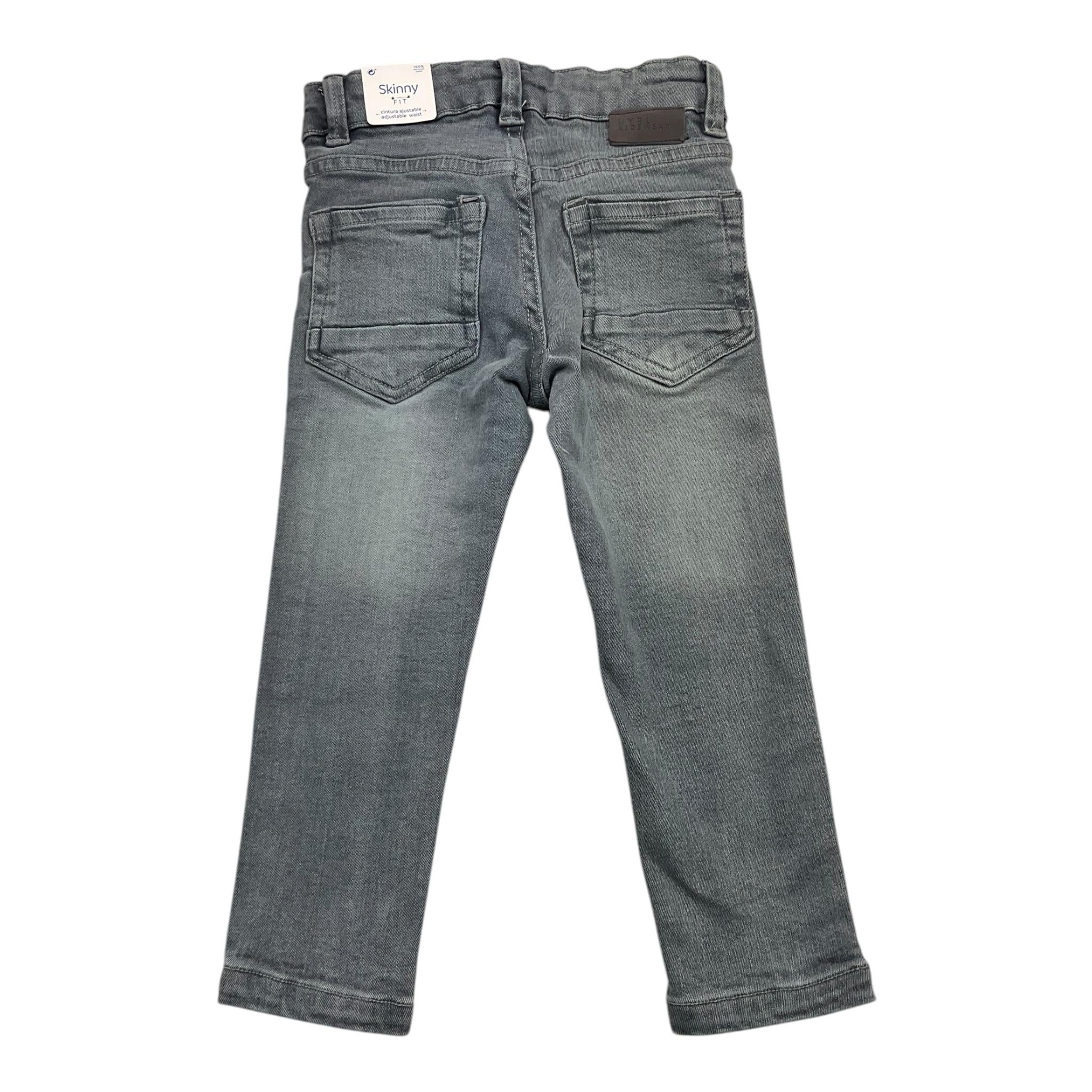 MAYORAL jeans tinta unita con girovita regolabile Grigio per Neonato 4530 GRIGIO MAYORAL 