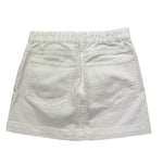 Lu Lu By Miss Grant Gonna Tinta Unita con Elastico In Vita per Bambina LL3562 BIANCO LU LU BY MISS GRANT 