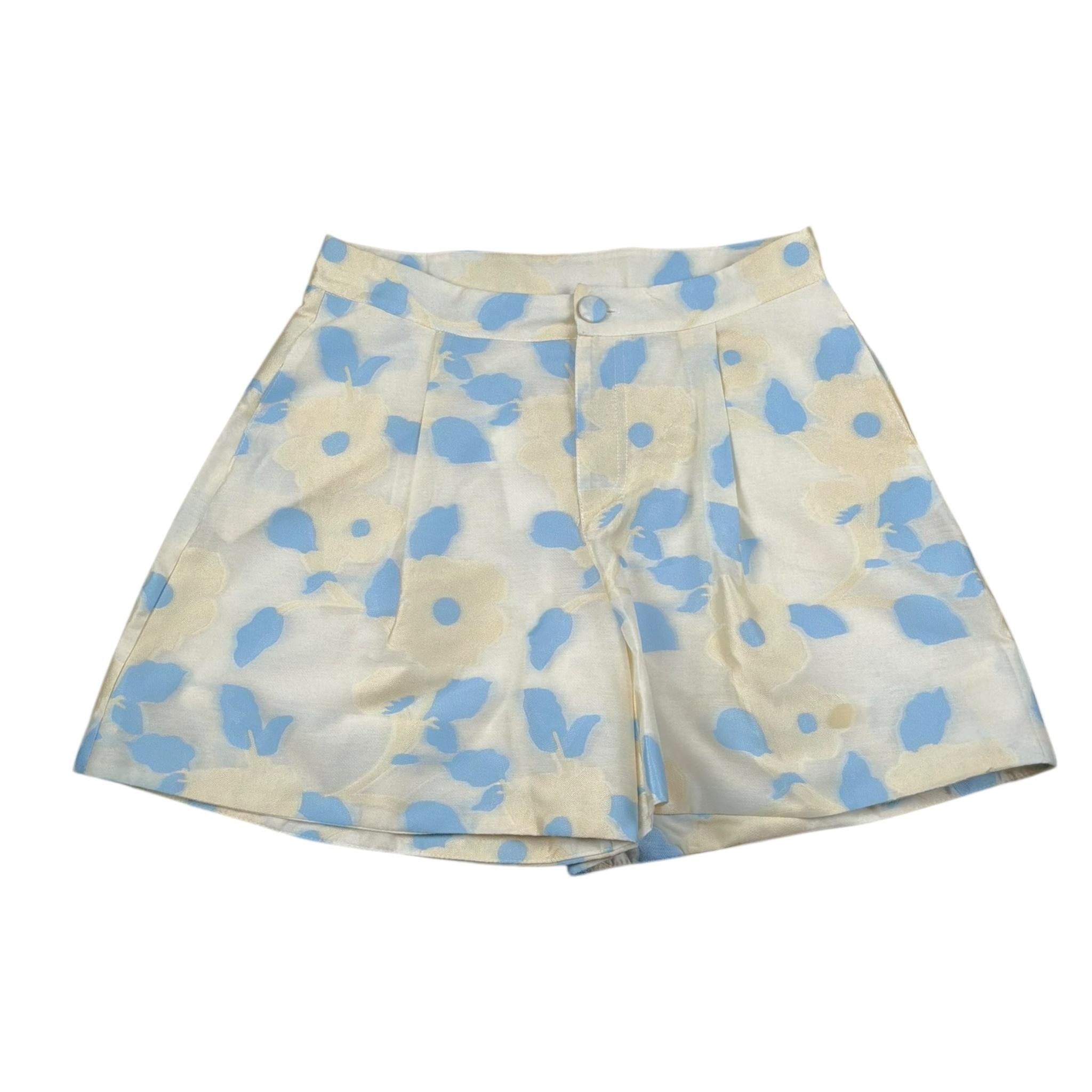 Lu Lu By Miss Grant Short Tinta Unita con Stampa per Bambina LL3445 BEIGE LU LU BY MISS GRANT 