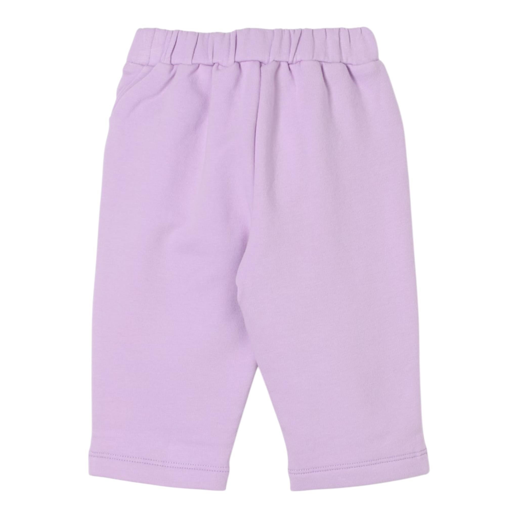 LIU JO pantalone tinta unita con elastico in vita Lilla per Neonata HF4040F0939 LILLA LIU JO 