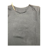 @Madilly Schwarzes einfarbiges T-Shirt mit Rundhalsausschnitt für Kinder