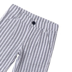 Sarabanda Bermuda Bicolore con Fantasia A Righe per Bambino 0B152 BIANCO/GRIGIO SARABANDA 