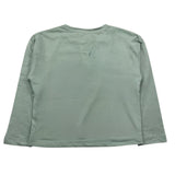 LOSAN shirt girocollo tinta unita con stampa Verde acqua per Bambina 51032941022015J VERDE ACQUA LOSAN 