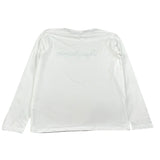 Pepe Feamo Shirt Girocollo Tinta Unita con Stampa per Bambino PB503993 BIANCO PEPE JEANS 