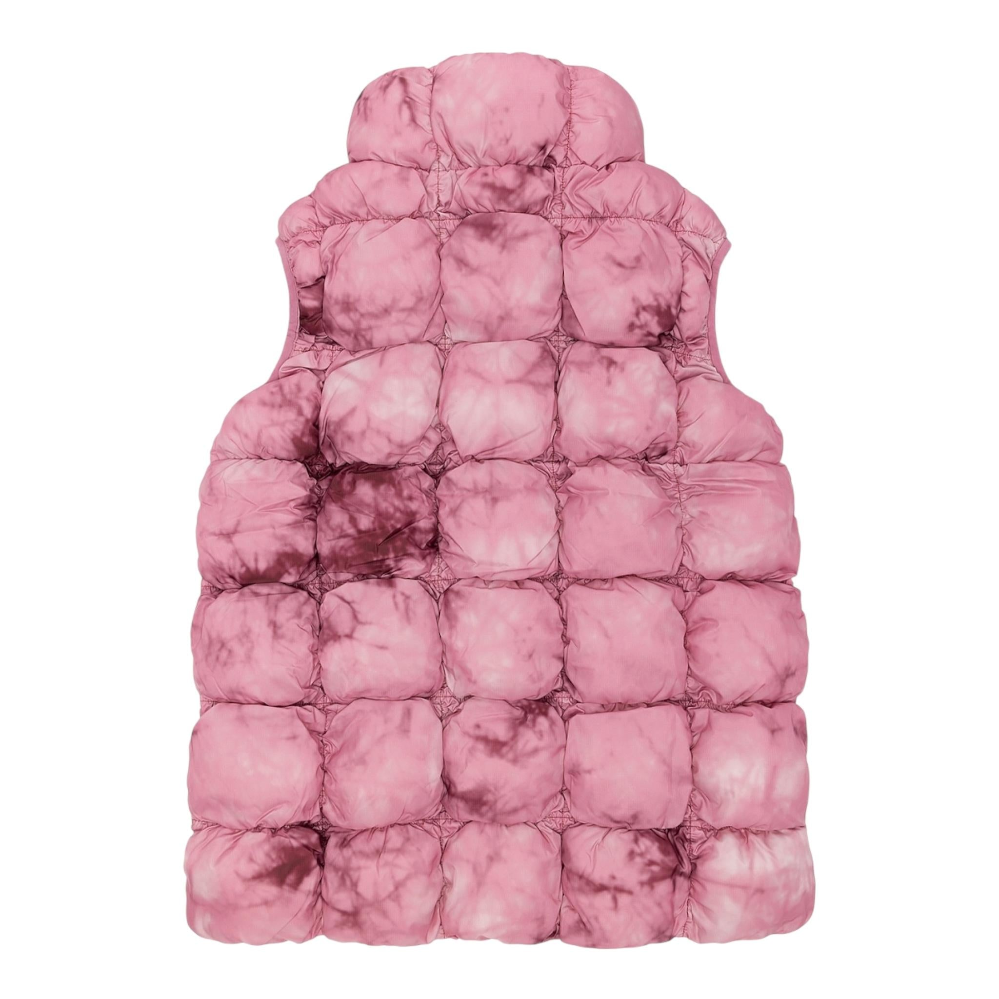 DIESEL giubbino tinta unita smanicato con zip Rosa per Bambina J01446 ROSA DIESEL 