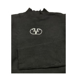 FUN & FUN maglia mezzo collo tinta unita con logo Nero per Bambina FNBSW15506 NERO FUN & FUN 