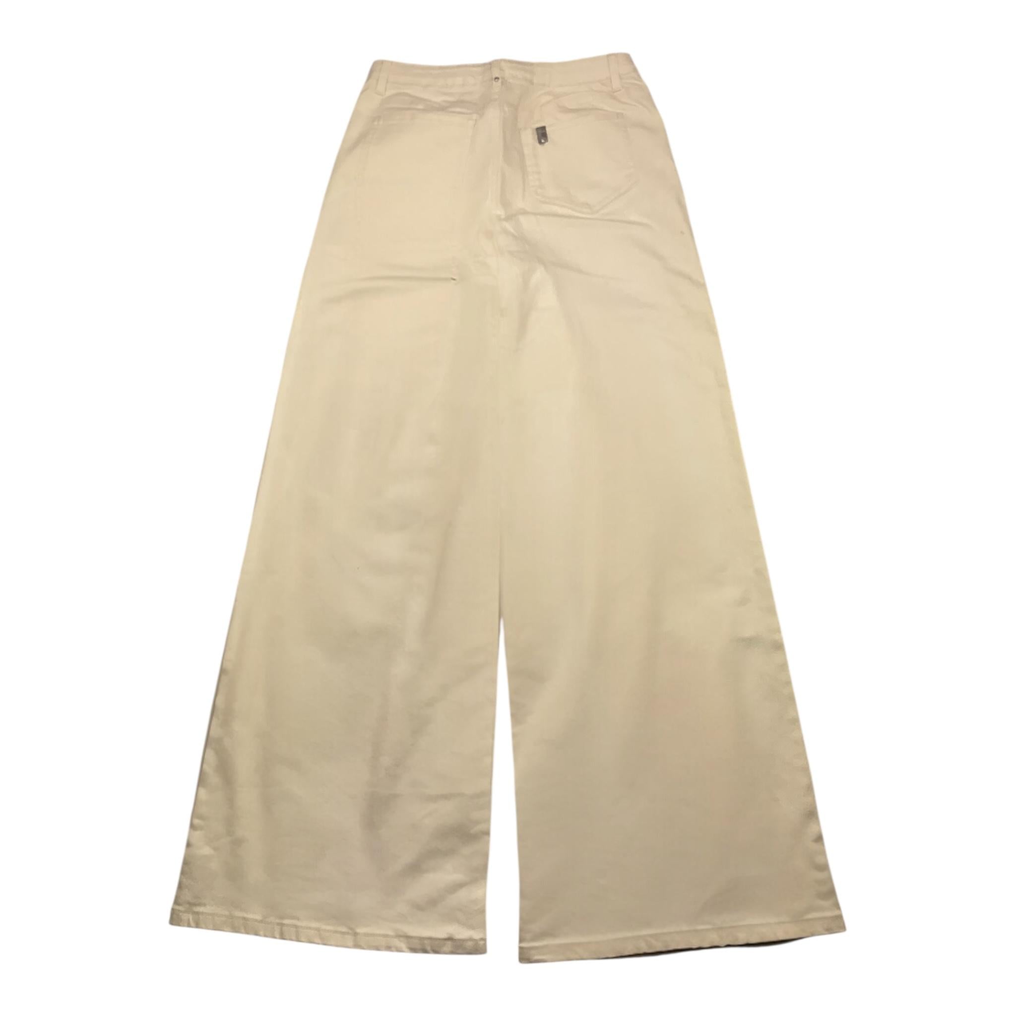 LIU JO pantalone tinta unita modello palazzo Panna per Bambina GF4192X PANNA LIU JO 