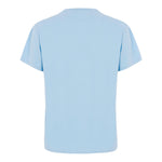 Saint Barth T-Shirt Girocollo Tinta Unita con Logo per Bambino DOVERLJR AZZURRO SAINT BARTH 