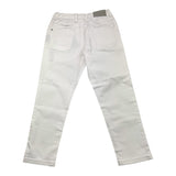 Trussardi – Unifarbene Hose mit weißem Aufdruck für Neugeborene