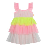 Billieblush – Ärmelloses, mehrfarbiges Tüllkleid für Baby-Mädchen