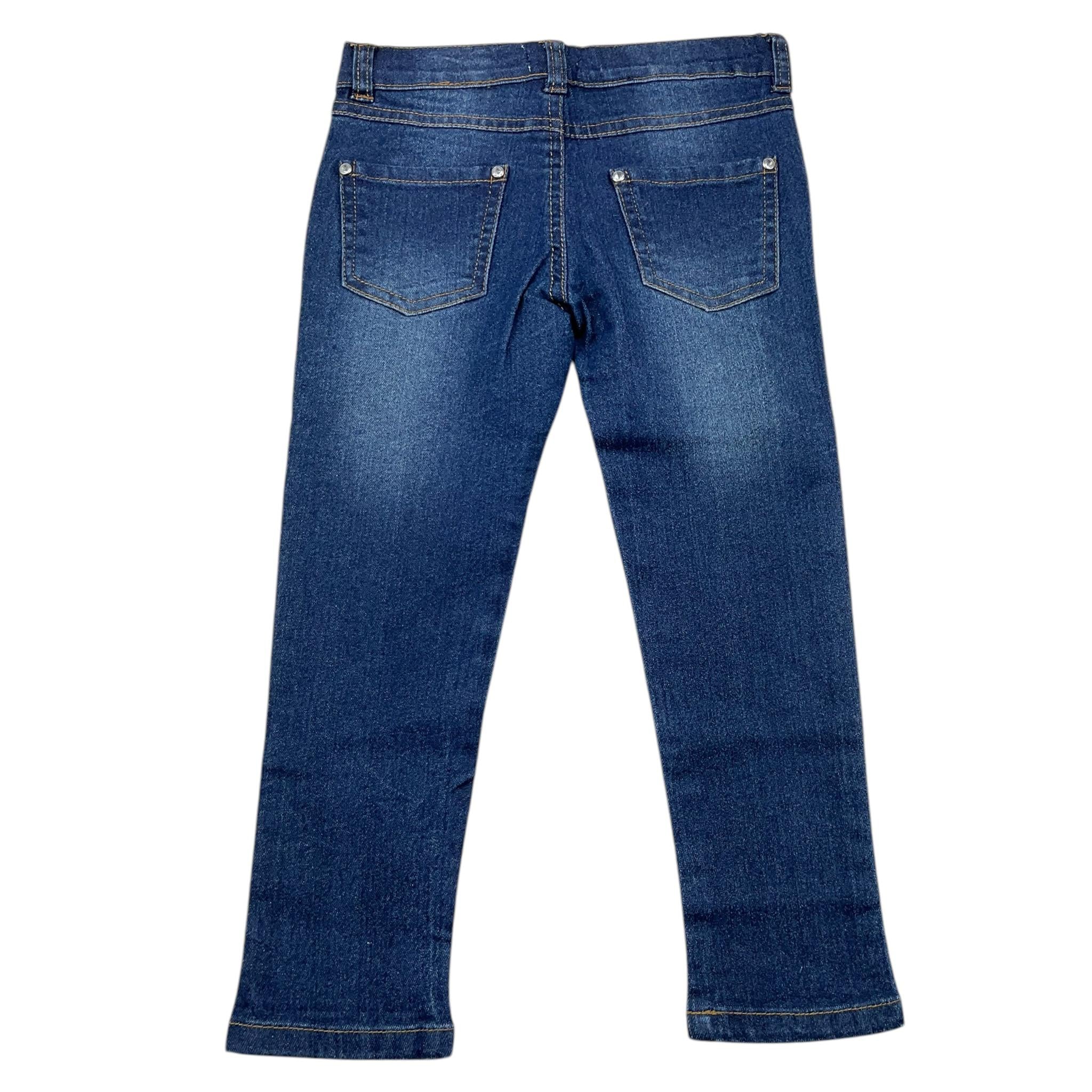 EMC jeans tint unita cn strappi e girovita regolabile Blu per Bambina BZ7110 BLU EMC 