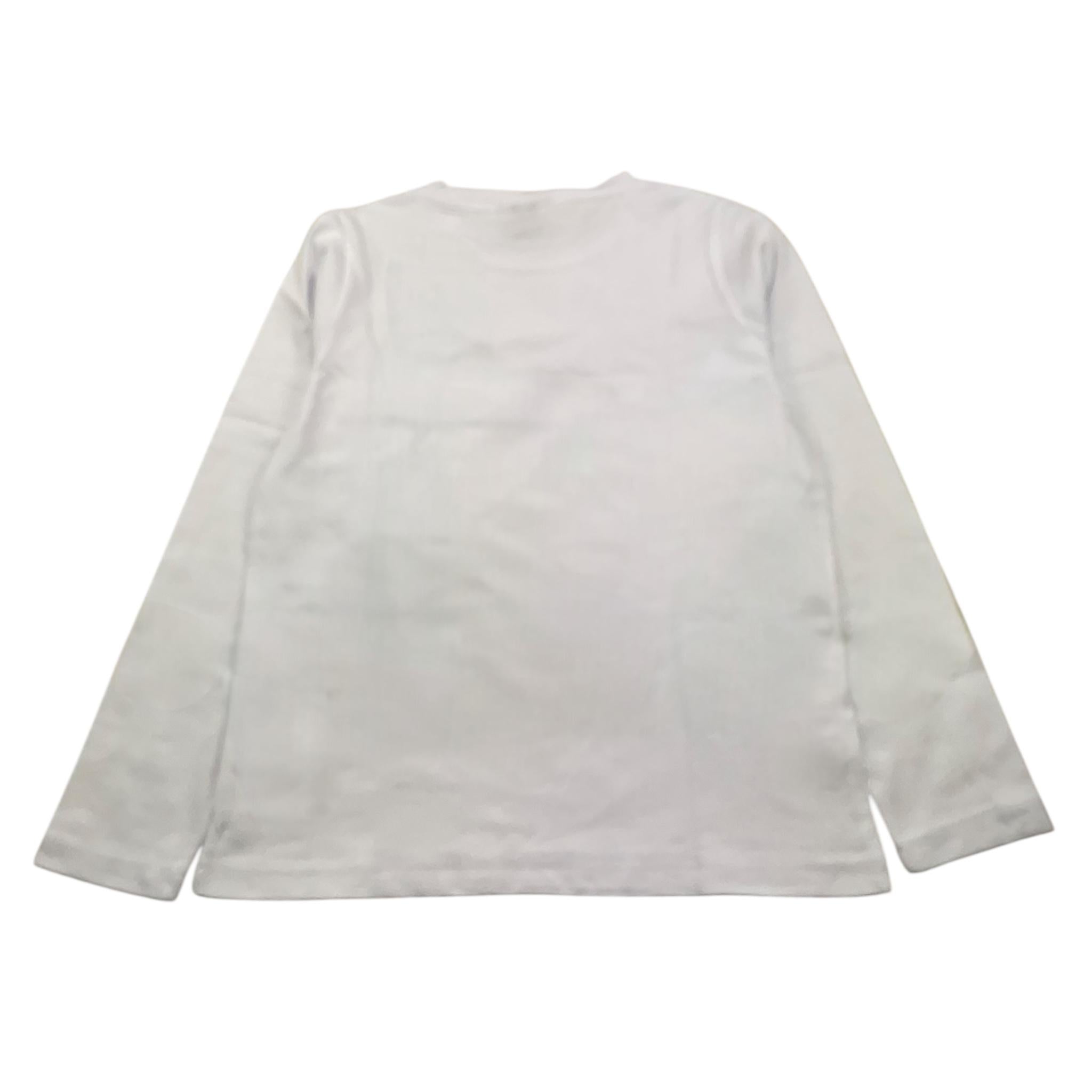 MARIUCCIA shirt girocollo tinta unita con stampa brillantinata Bianco per Neonata MBFW23T209NX BIANCO MARIUCCIA 