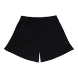 Maison Margiela Einfarbige Trainingsanzug-Shorts mit elastischer Taille Schwarz Für Mädchen