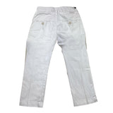 Jeckerson Plain Pants mit verstellbarer Taille in Weiß für Neugeborene