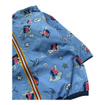 K-Way Giubbino Tinta Unita con Zip E Cappuccio per Neonato K2137YWX AZZURRO K-WAY 