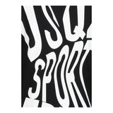 Dsquared2 T-Shirt Girocollo Tinta Unita con Stampa per Bambino DQ2525 NERO DSQUARED2 