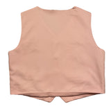 Manila Grace einfarbige rosa Weste für Mädchen