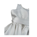 Magnifica Lulu Abito Cerimonia Giromanica Tinta Unita per Bambina PENELOPE BIANCO MAGNIFICA LULU 
