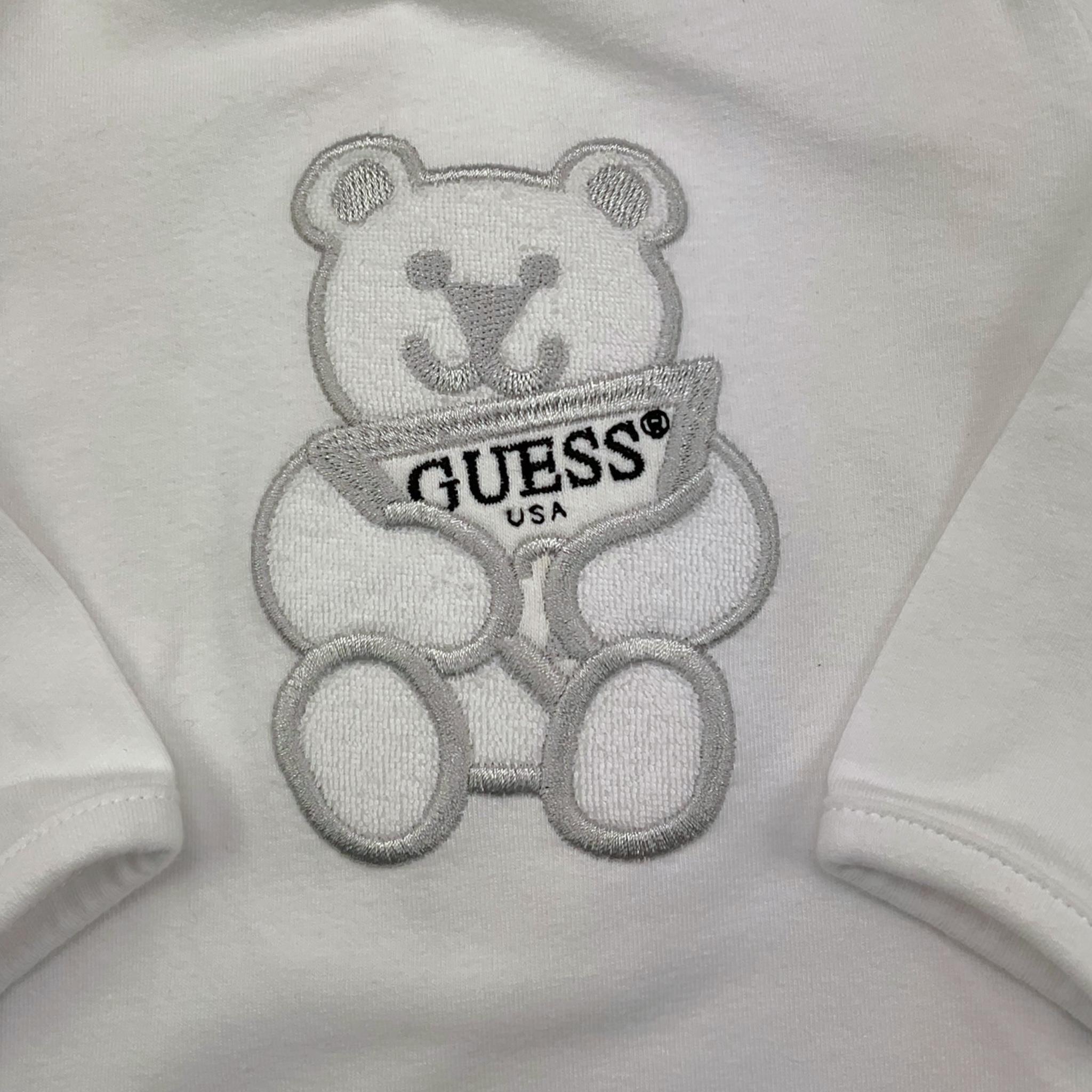 GUESS tutina tinta unita gircollo Bianco per Neonata H3YW02J1314 BIANCO GUESS 