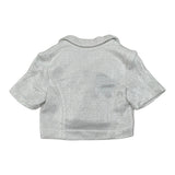 Fun & Fun Giacca Tinta Unita Mezza Manica per Bambina FNCBJK01029 ARGENTO FUN & FUN 