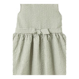 Il Gufo Abito Giromanica Tinta Unita con Fantasia A Righe per Bambina P25VA332C1080 BIANCO IL GUFO 