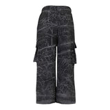 DOU DOU pantalone con elastico in vita stampa fantasia Nero per Bambina DV6Q10 NERO DOU DOU 
