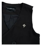 John Richmond Gilet Tinta Unita Doppiopetto per Bambino RBP25220GT NERO JOHN RICHMOND 