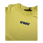 K-Way T-Shirt Girocollo Tinta Unita con Logo per Neonato K11613WXXX GIALLO K-WAY 