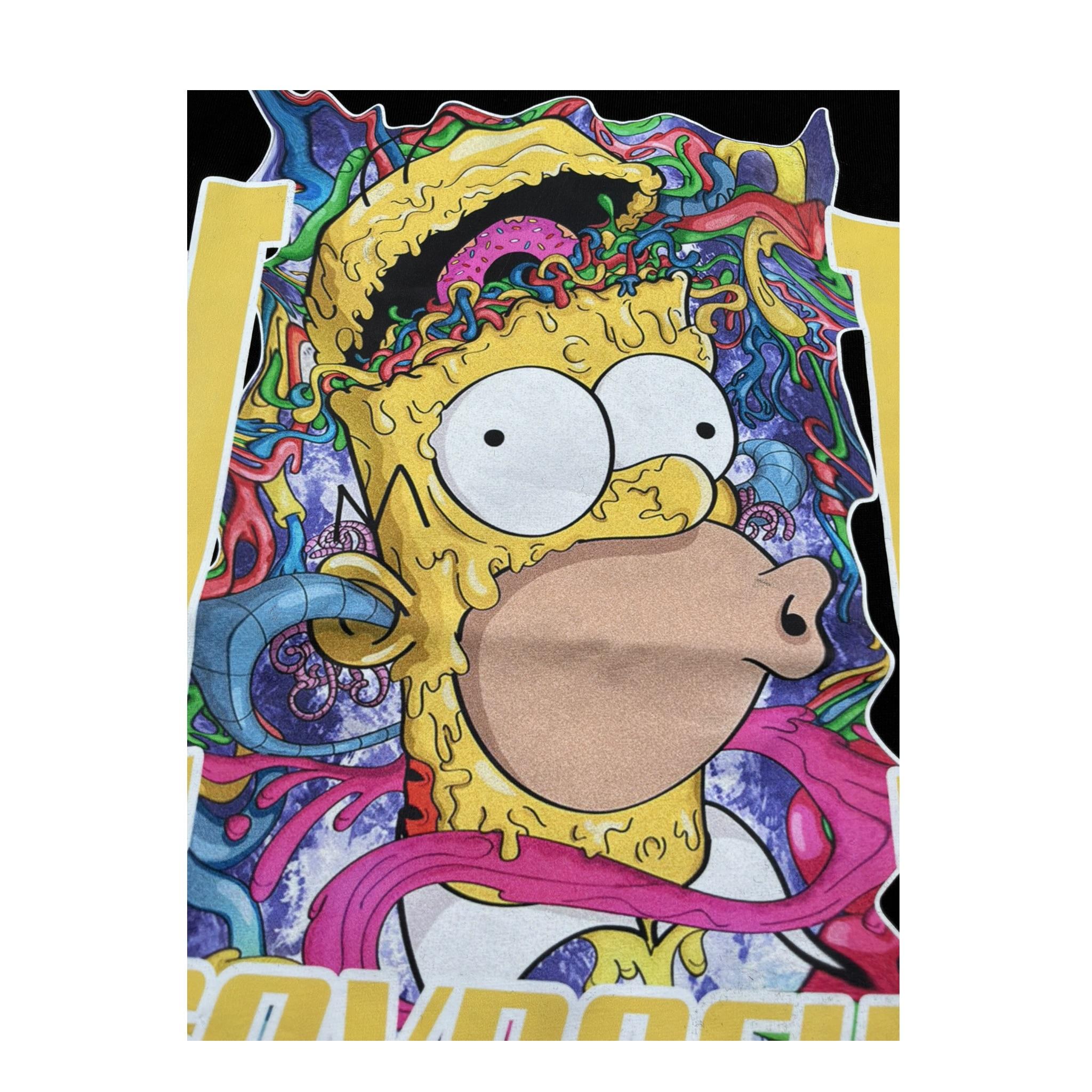 Gavroche T-Shirt Girocollo tinta unita con Stampa Nero per Bambino B928 NERO GAVROCHE 