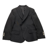 Schwarze Button-Down-Jacke für Jungen herstellen