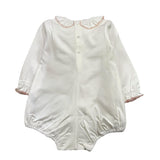 PAZ RODRIGUEZ body tinta unita con colletto Bianco per Neonata 02089079K BIANCO PAZ RODRIGUEZ 
