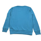 C.P. Company Felpa Girocollo tinta unita con Stampa Azzurro per Bambino CUF00B AZZURRO C.P. COMPANY 