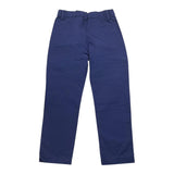 Cesare Paciotti Einfarbige Hose mit elastischer Taille Blau für Neugeborene