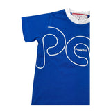 Cesare Paciotti 2-teiliges Set T-Shirt-Bermuda zweifarbig blau für Neugeborene