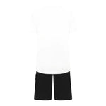 John Richmond Completo 2 Pezzi T-Shirt-Bermuda Bicolore per Bambino RBP25161CJJ BIANCO/NERO JOHN RICHMOND 