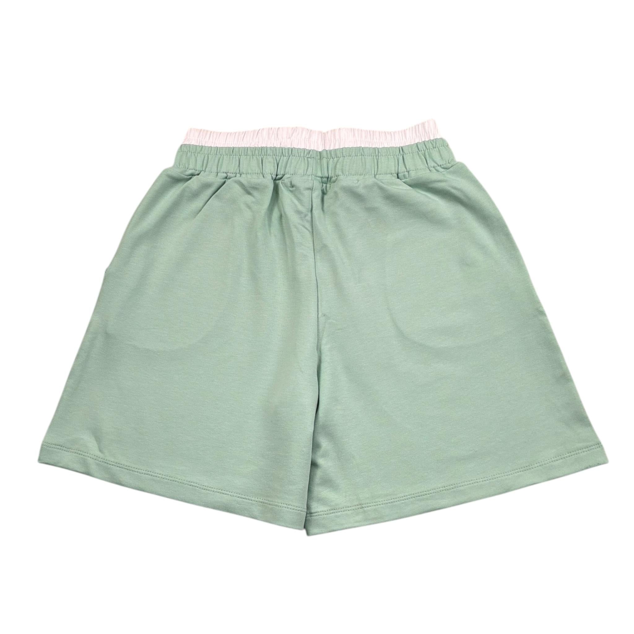 Hinnominate Short Tinta Unita con Elastico In Vita per Bambina 3646SF00190X VERDE ACQUA HINNOMINATE 