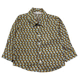 M+E‘ Uni-Shirt mit weißem Muster für Neugeborene