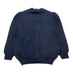 BARCELLINO cardigan tinta unita con logo Blu per Neonato 105205X BLU BARCELLINO 