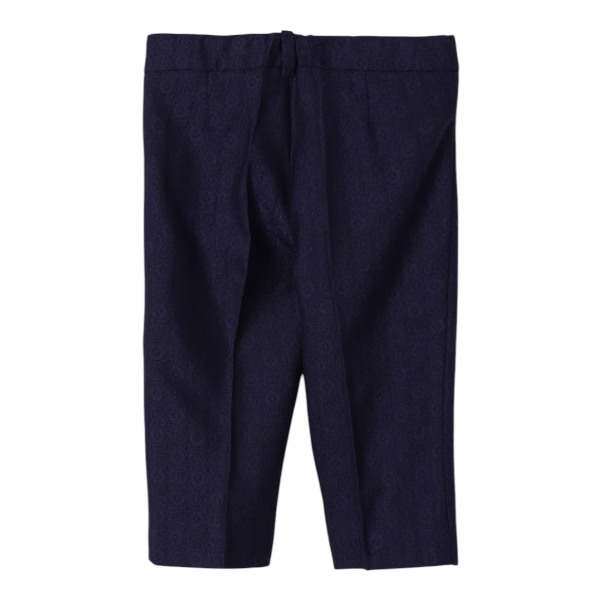 GUCCI pantalone tinta unita con loghi Blu per Neonato 791240N BLU GUCCI 