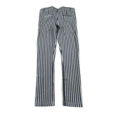 Manuel & Frank Pantalone Tinta Unita con Stampa A Righe per Bambino MF1192R BLU MANUEL & FRANK 