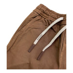 NUPKEET pantalone tinta unita con elastico in vita Marrone per Bambino 24NK288 MARRONE NUPKEET 