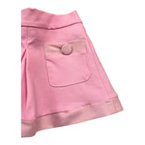 M+E‘ Einfarbiger Rock mit elastischer Taille, Rosa, für Baby-Mädchen