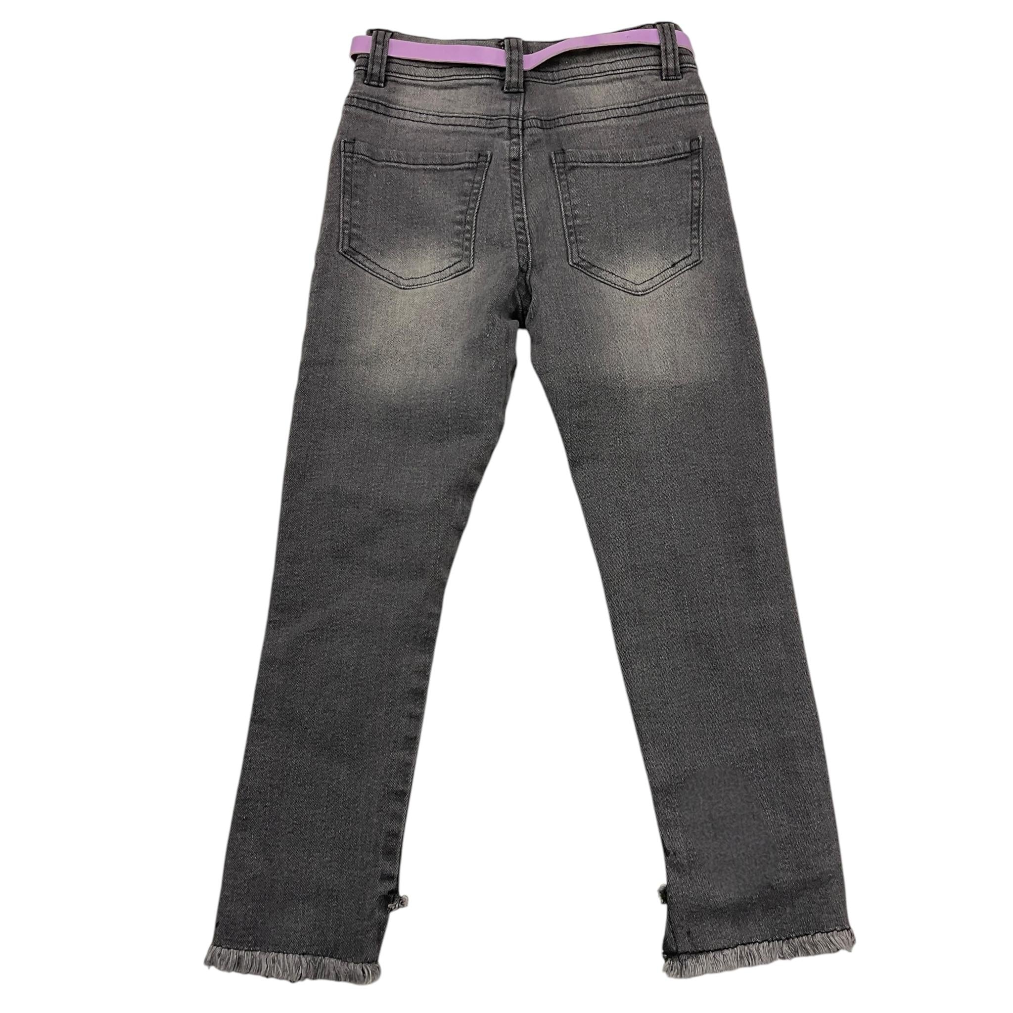 EMC jeans tinta unita con borsetta Nero per Bambina BZ7106 NERO EMC 