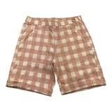 Lalalu‘ Zweifarbige Shorts mit weiß/rosa Karomuster für Mädchen