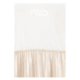 Michael Kors Abito Mezza Manica con Gonna In Contrasto per Neonata R30308X BIANCO MICHAEL KORS 